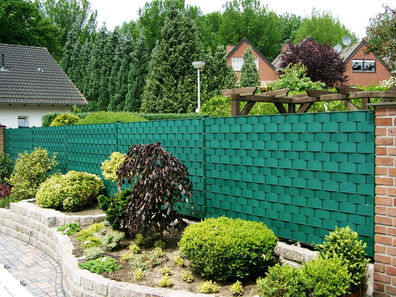 PPSichtschutzstreifen 52m Grün Zaunfolie Zaun Schutzfolie