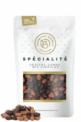 Orzechy ziemne mix czekolad Promienie Słońca 250g