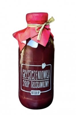 Syrop truskawka 330ml Gryszczeniówka 
