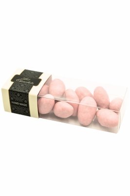 Migdały w białej czekoladzie o smaku truskawkowym Laro Bakalie 50g