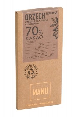 Czekolada MANU Orzech Nerkowca - 70% kakao