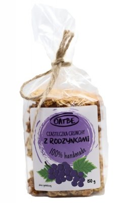 Ciastka owsiane z rodzynkami Oatbe (150 g) 