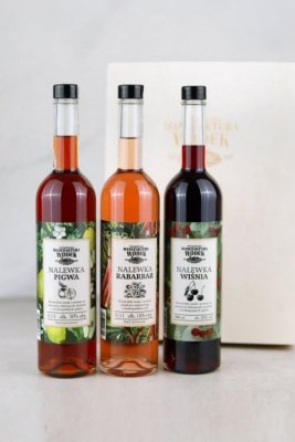 Zestaw prezentowy z nalewkami &quot;Skrzynka z Pigwą&quot;