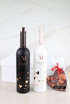 Zestaw prezentowy z wódką "Młoda para"