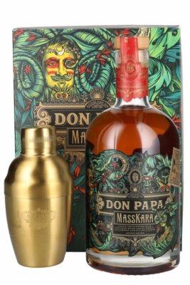 Rum Don Papa MassKara w zestawie z shakerem (0,7 l)