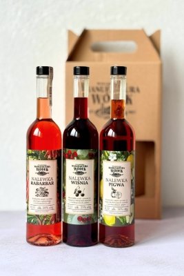 Zestaw prezentowy z nalewkami "Kartonik dobroci" Pigwa