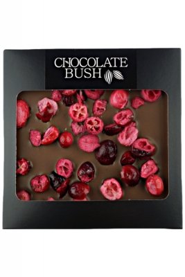 Czekolada mleczna z żurawiną Chocolate Bush 85g