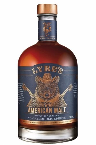 Whisky bezalkoholowa - Lyre's American Malt Bourbon 0% 0,7l