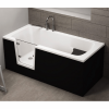 Badewanne für barrierefreies Bad mit Tür links und integrierter