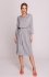 Stylove S403 sukienka oversize z modalu szara 