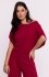 Bewear B287 bluzka wiskozowa nietoperz bordowa 
