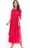 Sukienka maxi hiszpanka fuksja A357