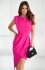 *Asymetryczna sukienka z odkrytymi plecami 308-70