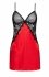 Beauty Night Marinela red koszulka nocna i stringi
