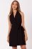 Moe M747 czarna sukienka żakietowa