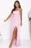 Duet Sylia długa sukienka wieczorowa brudny róż