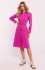 Moe sukienka o fasonie koszulowym różowa M804 