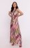 Bewear B283/3 sukienka maxi we wzór 
