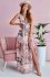 Szyfonowa długa sukienka letnia kolorowa 0209 U65