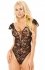 Softline Leila koronkowe body damskie czarne