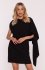 Stylove S423 sukienka z peleryną czarna 