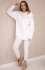 Komplet 3 w 1 bluza, top i legginsy ecru