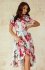 Elizabeth Rubi rozkloszowana sukienka midi w kwiaty