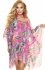 Irall kwiatowa tunika plażowa jasny róż