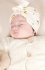 Czapka turban dziewczęcy cytrynki