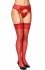 Czerwone pończochy do pasa 5511