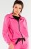 Oversizowa różowa bluza z kapturem M246