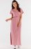 Infinite sportowa sukienka maxi różowa M290