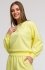 Bewear B293 bluza z otwartymi plecami cytrynowa 