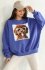 Oversizowa bluza damska z nadrukiem psa Maltipoo