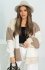 Kardigan oversize Merci – niezapinany sweter damski