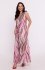 Bewear B283/1 sukienka maxi we wzór 