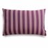 Różowo- fioletowa Poduszka ogrodowa w pasy 60x40 