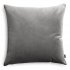 Velvet grafitowa poduszka dekoracyjna 45x45 