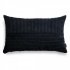 Cord Slim czarna poduszka dekoracyjna 50x30