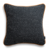 Czarna poduszka dekoracyjna WOOL 45X45