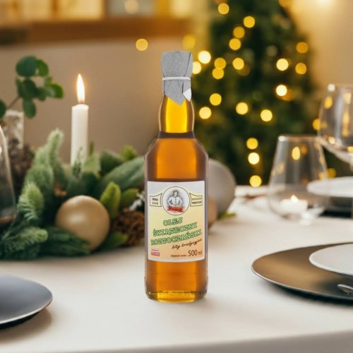 olej świąteczny roztoczański  500 ml bity tradycyjnie szkło
